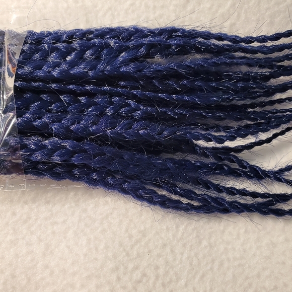 Navy Blue  Braided Hair Extension - Picture 1 of 5